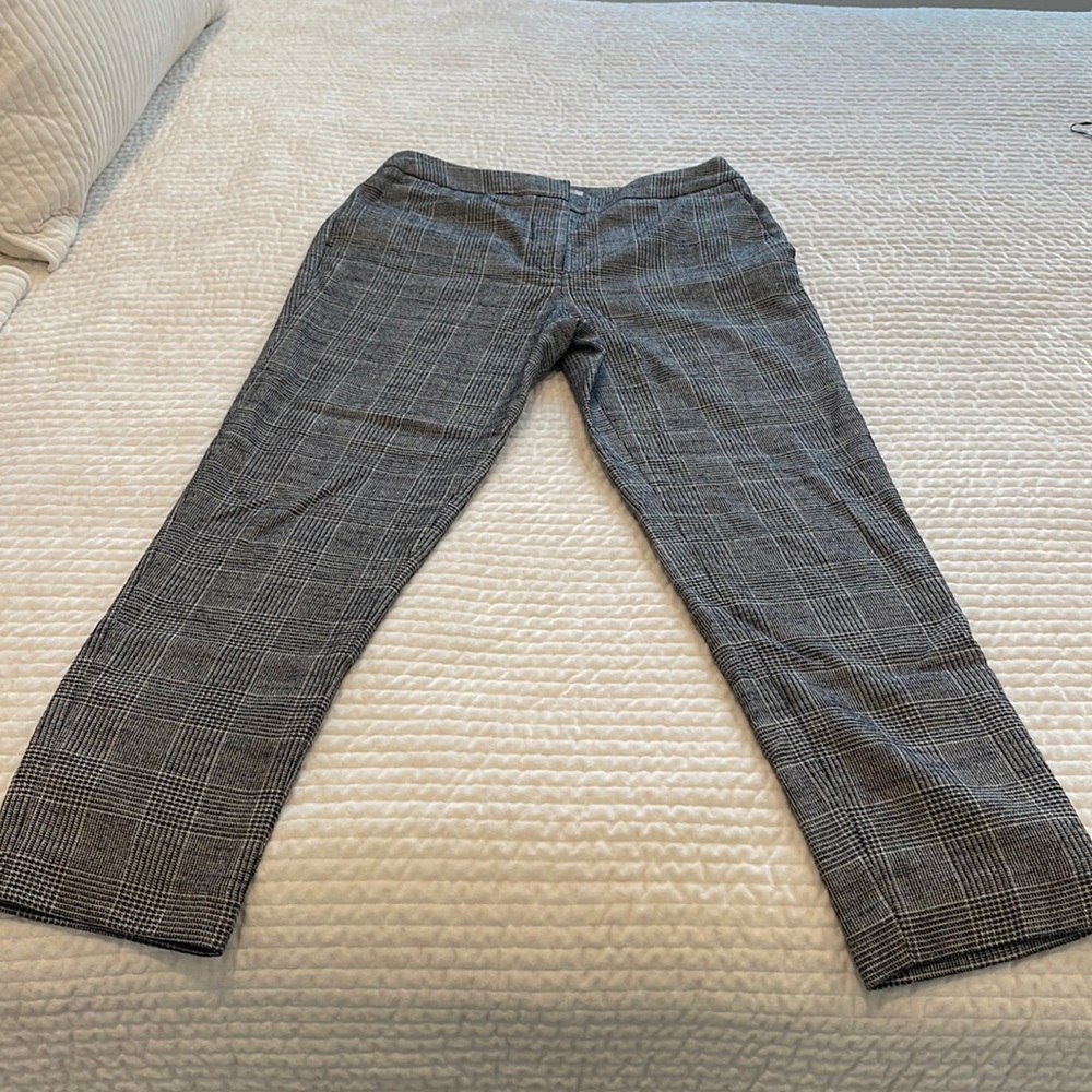 H&M plaid slacks